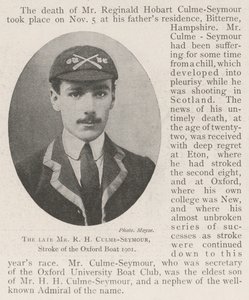 Nieżyjący już pan RH Culme-Seymour, Udar łodzi Oxford 1901