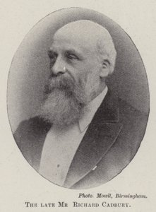 Nieżyjący już pan Richard Cadbury autorstwa English Photographer