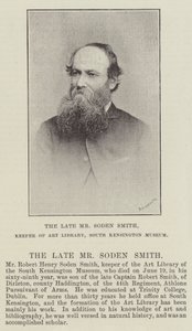 Nieżyjący już pan Soden Smith, opiekun Biblioteki Sztuki, Muzeum South Kensington autorstwa English Photographer