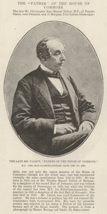 Nieżyjący już pan Talbot, ojciec Izby Gmin, poseł Mid-Glamorganshire od 1830 do 1890 autorstwa English Photographer