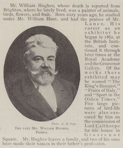 Nieżyjący już pan William Hughes, malarz autorstwa English Photographer