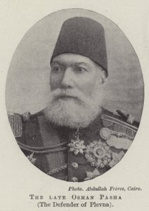 Nieżyjący już Osman Pasza, Obrońca Plewnów autorstwa English Photographer