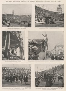 Nieżyjący już prezydent McKinley na wystawie w Buffalo, jego ostatnie oficjalne akty