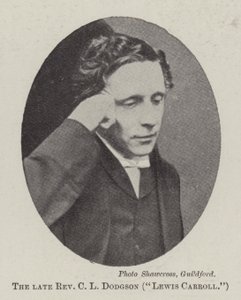 Nieżyjący już wielebny CL Dodgson, Lewis Carroll autorstwa English Photographer