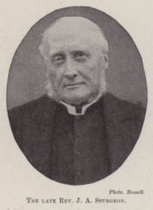 Nieżyjący już wielebny JA Spurgeon autorstwa English Photographer
