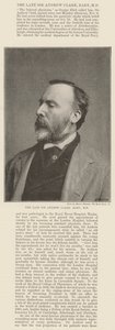 Nieżyjący już Sir Andrew Clark, Baronet, MD autorstwa English Photographer