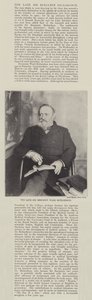 Nieżyjący już sir Benjamin Ward Richardson autorstwa English Photographer