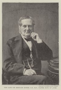 Nieżyjący już Sir Bernard Burke, CB, KP, Ulster King of Arms autorstwa English Photographer