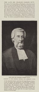 Nieżyjący już Sir Charles Parker Butt, prezes sądu spadkowego, rozwodowego i admiralicji autorstwa English Photographer