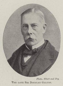Nieżyjący Sir Douglas Galton autorstwa English Photographer