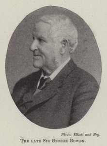 Nieżyjący sir George Bowen autorstwa English Photographer