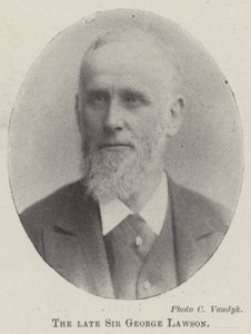 Nieżyjący Sir George Lawson autorstwa English Photographer