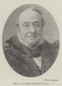 Nieżyjący sir George Long autorstwa English Photographer