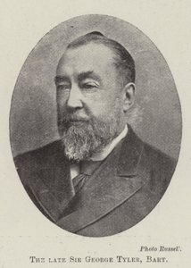 zmarły Sir George Tyler; Baronet autorstwa English Photographer