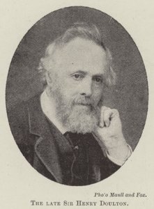 Nieżyjący sir Henry Doulton autorstwa English Photographer