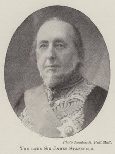 Nieżyjący już sir James Stansfeld autorstwa English Photographer