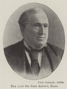 Nieżyjący już Sir John Arnott, Baronet autorstwa English Photographer