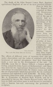 Nieżyjący już Sir John Bennet Lawes autorstwa English Photographer