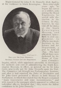 Nieżyjący już Sir John Donnelly, sekretarz Wydziału Nauki i Sztuki autorstwa English Photographer