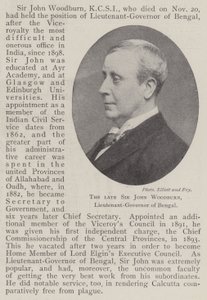 Nieżyjący już Sir John Woodburn, wicegubernator Bengalu