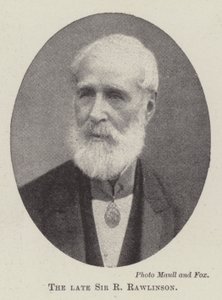 Nieżyjący sir R. Rawlinson autorstwa English Photographer