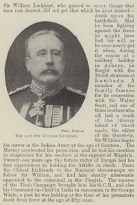 Nieżyjący już Sir William Lockhart autorstwa English Photographer