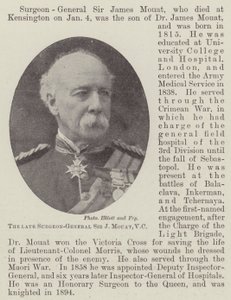 Zmarły lekarz naczelny Sir J Mouat, VC autorstwa English Photographer