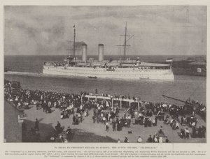 Aby sprowadzić byłego prezydenta Krugera do Europy, holenderski Cruiser, Gelderland autorstwa English Photographer