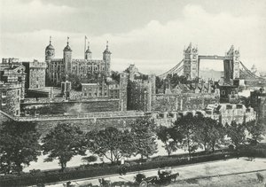 Tower of London i Tower Bridge autorstwa English Photographer