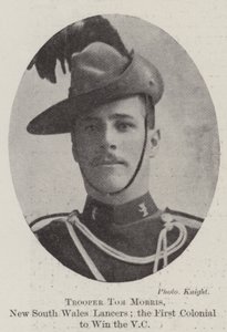 Trooper Tom Morris, Lansjerzy Nowej Południowej Walii; pierwszy Colonial, który wygrał VC autorstwa English Photographer