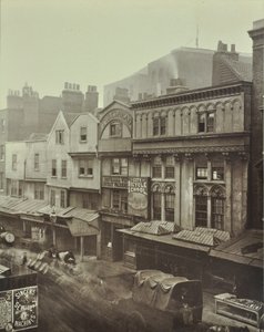 Turks Head, Aldgate, Londyn, 1883 autorstwa English Photographer