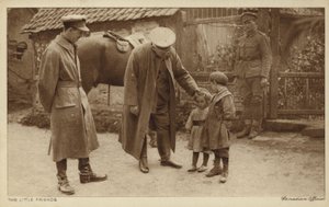 Dwóch małych przyjaciół (zdjęcie czarno-białe) autorstwa English Photographer