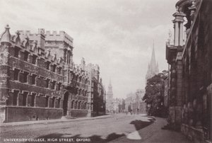University College, High Street, Oksford autorstwa English Photographer