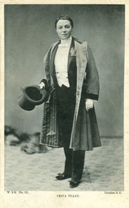 Vesta Tilley (zdjęcie czarno-białe) autorstwa English Photographer