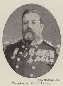 Wiceadmirał Sir H Rawson autorstwa English Photographer
