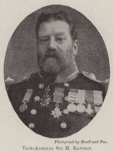 Wiceadmirał Sir H Rawson autorstwa English Photographer