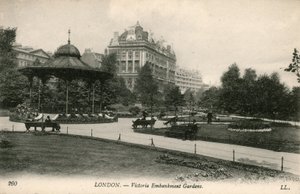 Victoria Embankment Gardens, Londyn autorstwa English Photographer