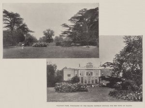 Walpole Park, zakupiony przez Radę Dzielnicy Ealing dla Miasta Ealing autorstwa English Photographer