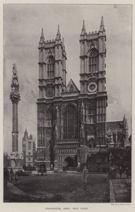 Opactwo Westminsterskie, front zachodni