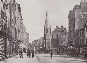 Westminster Bridge Road, z Christ Church autorstwa English Photographer