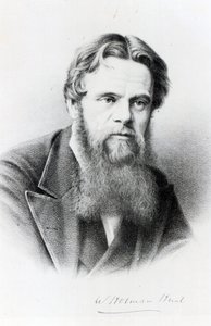 William Holman Hunt, graviūra po nuotrauka, apie 1865 m. poli autorstwa English Photographer