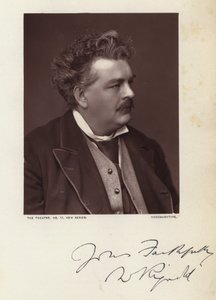 William Rignold (zdjęcie czarno-białe) autorstwa English Photographer