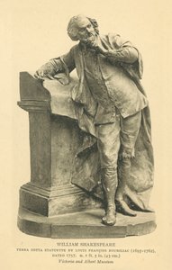 William Szekspir, angielski dramaturg (zdjęcie czarno-białe) autorstwa English Photographer