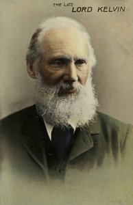 William Thomson, 1. baron Kelvin (1824-1907), brytyjski fizyk i inżynier (zdjęcie kolorowe) autorstwa English Photographer