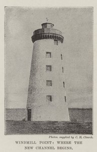 Windmill Point, gdzie zaczyna się Nowy Kanał autorstwa English Photographer