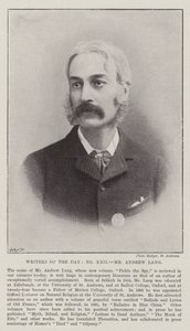 Pisarze dnia, pan Andrew Lang autorstwa English Photographer