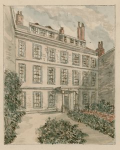 10 Nevills Court, Fetter Lane, Holborn, ze szkicu z 1890 r. (wc na papierze) autorstwa English School