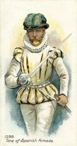 1588, czas hiszpańskiej Armady autorstwa English School
