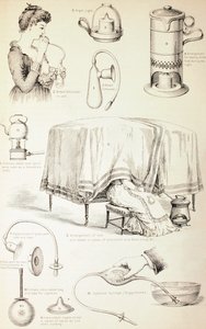 XIX-wieczne sprzęty dziecięce, ok. 1890 r autorstwa English School
