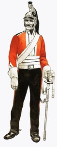 3 Pułk Dragonów 1812 Trooper autorstwa English School